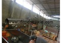 Back from Vietnam for the snack food extrusion production line machines installation